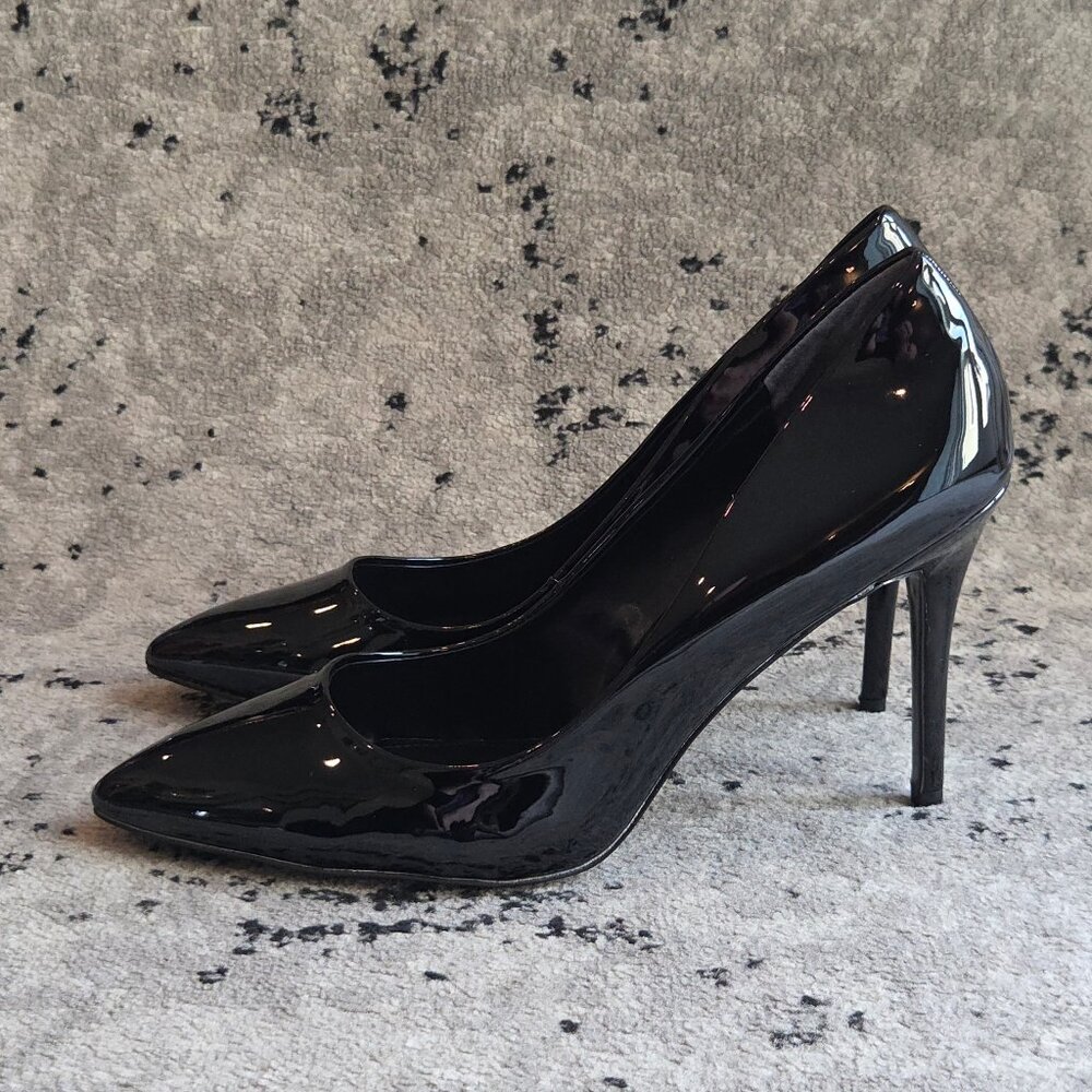 Charles by Charles David Pact Black Patent Pumps Stilettos 13 - Picture 2 of 9